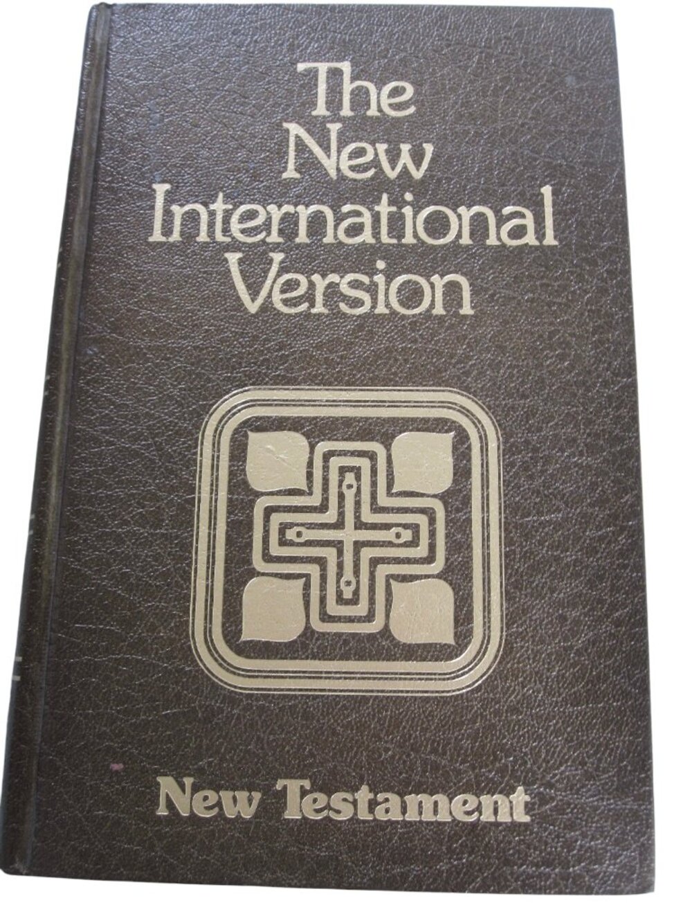 Holy Bible Original NIV 1978 Version w Footnotes Brown HC NEW TESTAMENT ONLY